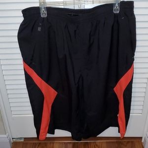 💚Red/ black men's tennis shorts